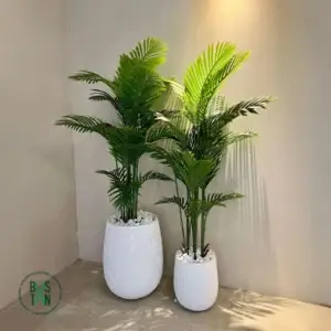 סט זוג דקלי אריקה מלאכותיים בגבהים 1.6 ו־1.8 מטר