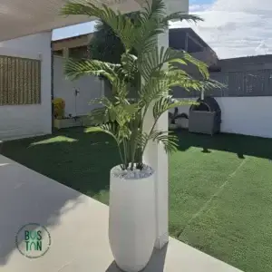 עץ דקל אריקה מלאכותי בגובה 1.65 מטר בכד אתונ