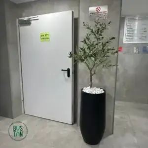 עץ זית מלאכותי 1.7 מטר כולל כד אתונה