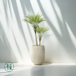 דקל מפוצל מלאכותי בגובה 1.2 מטר בכד סנטוריני