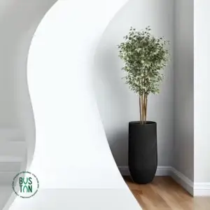 עץ פיקוס מגוון מלאכותי בגובה 1.7 מטר בכד אתונה