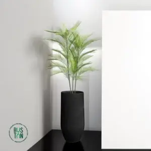 עציץ דקל אריקה מלאכותי 1.5 מטר UV כולל כד אתונה